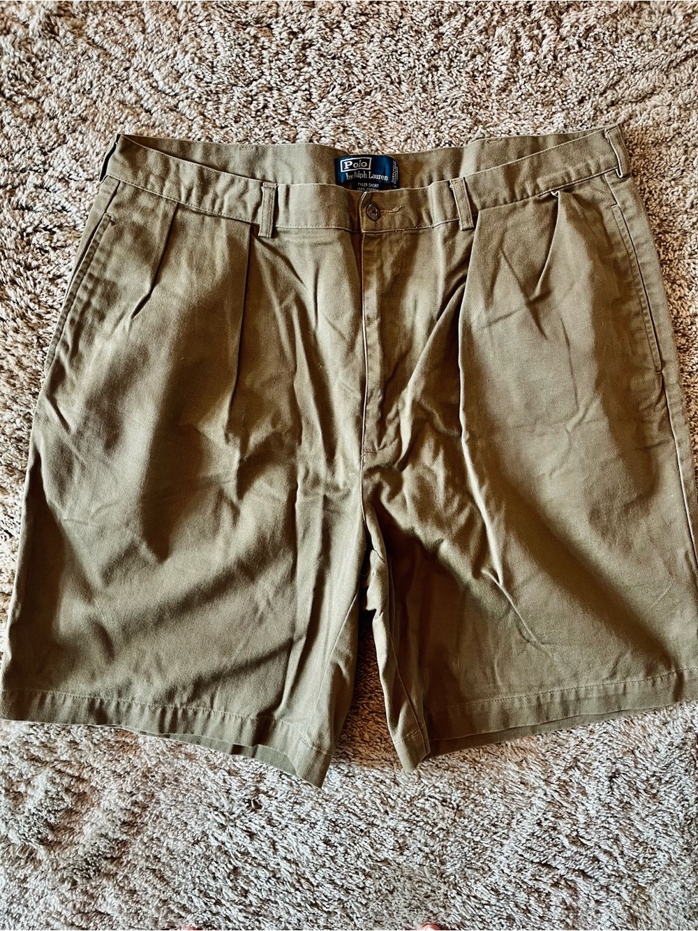 Vintage Polo Ralph Lauren pleated chino shorts